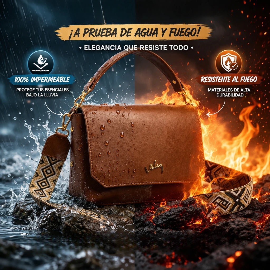 Bolso Carriel Vélez de Cuero Legítimo - Lanzamiento Exclusivo Con 80% de Descuento 🎁